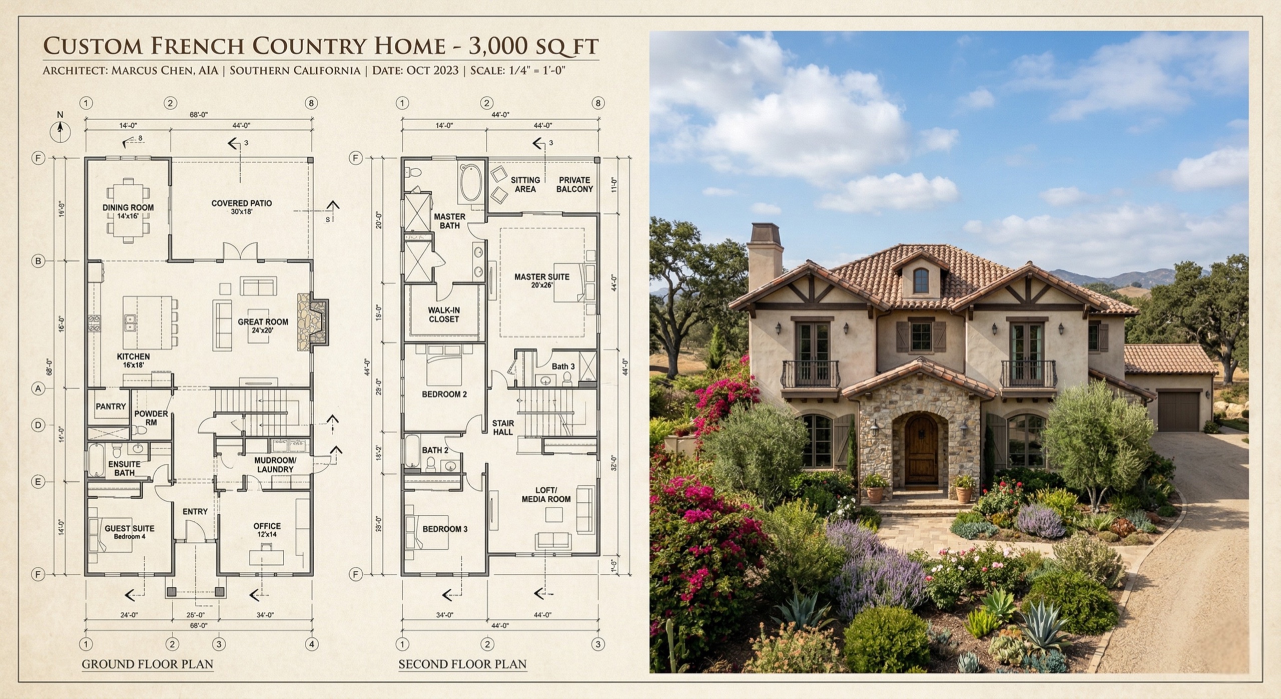 Maison Claire — French Country style home