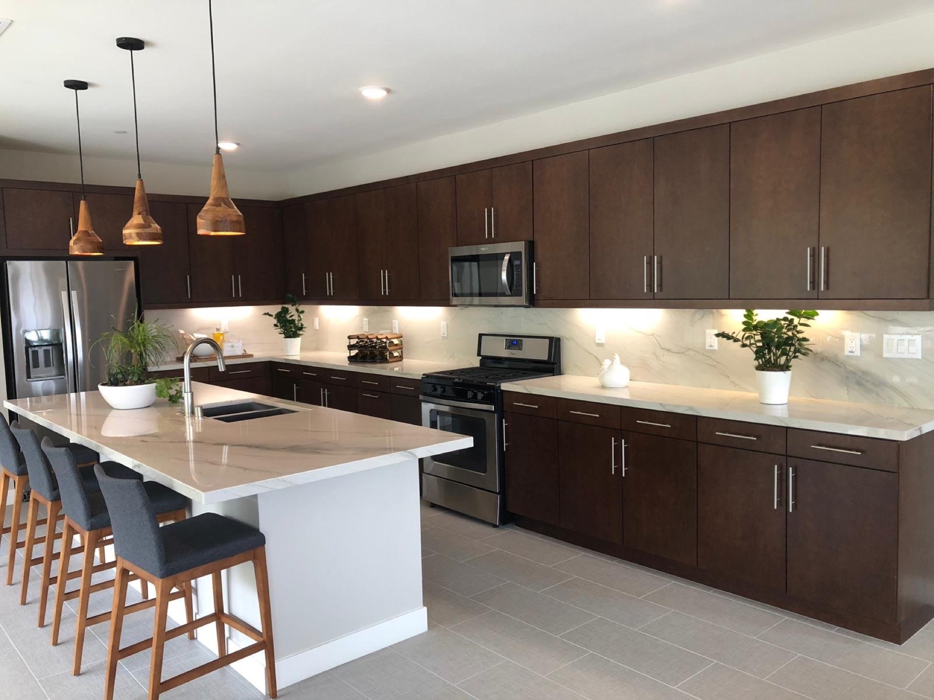 The Palmera — contemporary complete home remodel in Encino